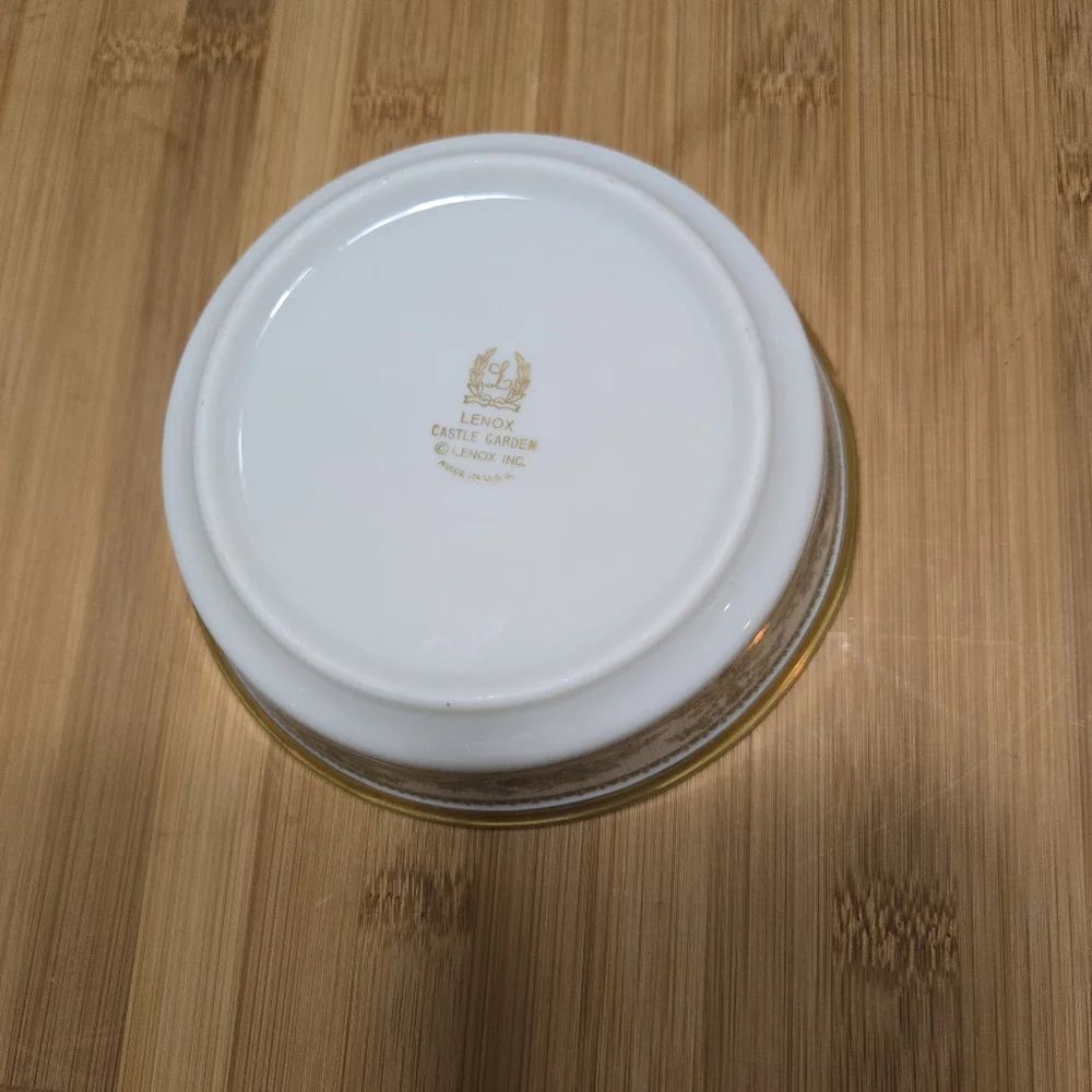 LENOX CASTLE GARDEN REPLACEMENT Salad Bowl, small bowl